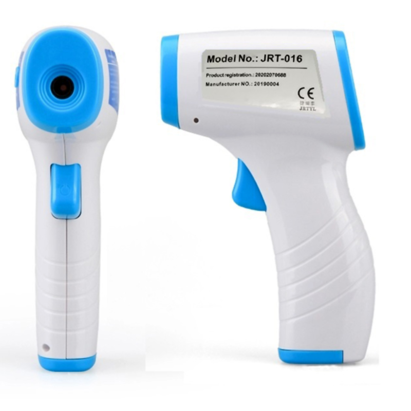 Pistolet thermomètre frontal infrarouge sans connexion médicale numérique pour adulte, pour bébé, pour la fièvre, avec CE \/ FDA \/ FCC